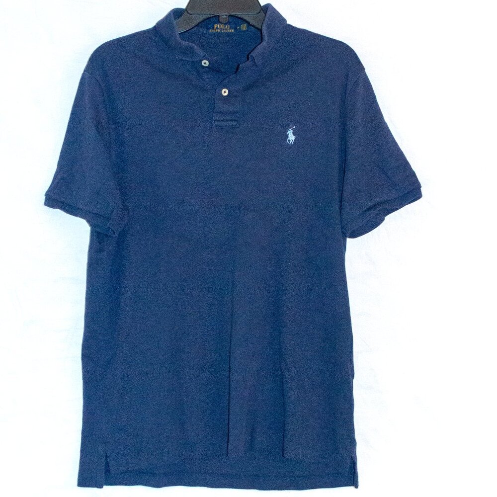 Polo Ralph Lauren Men’s Medium Navy Soft Cotton Polo Shirt
